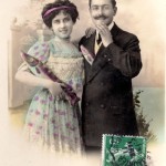 Открытки начала 20-го века. Часть2-любовные.