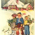 Старинные рождественские открытки