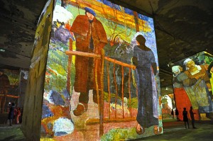 Мультимедийное шоу в Ле-бо-де-Прованс