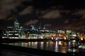 Лондон ночью