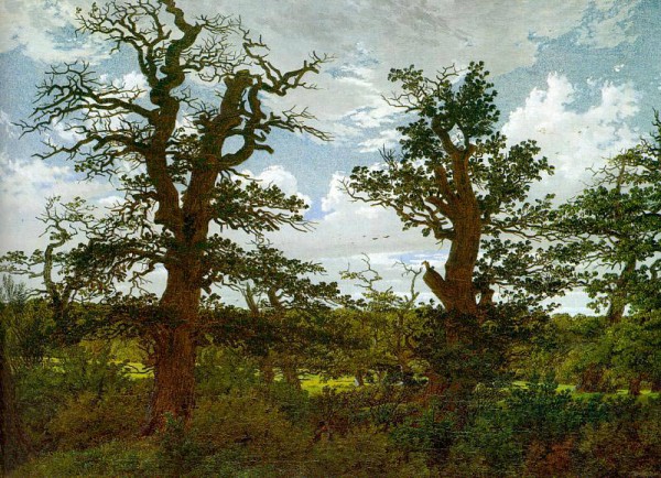 Landscape-with-Oak-Trees-and-a-Hunter