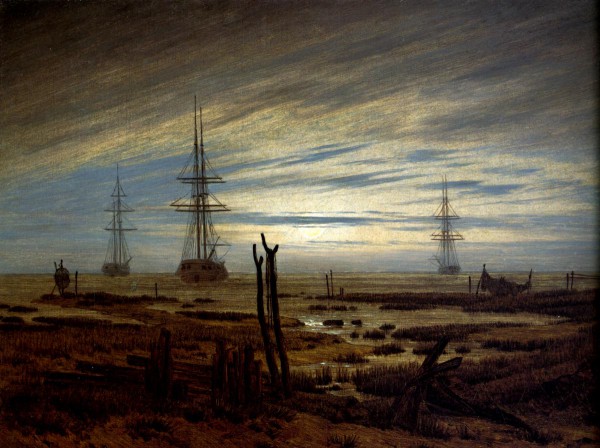 Navires----lancre-Huile-sur-toile-1815-21x30-cm-Collection-Particuli--re