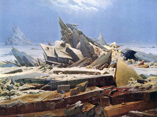 The-Wreck-of-Hope,-The-Sea-of-Ice-(Polar-Sea),-(1823-24)-Kunsthalle,-Hamburg