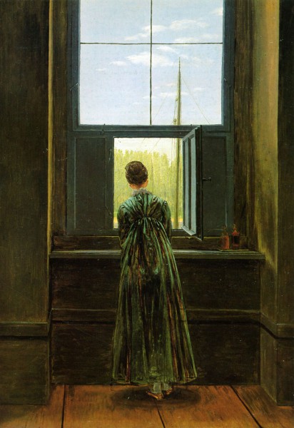 Woman-at-a-Window-(1822)-Nationalgalerie,-Berlin