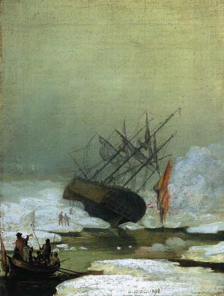 Wreck-in-the-Sea-of-Ice-(1798)-Kunsthalle,-Hamburg