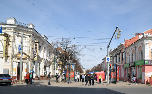 Пешеходная зона Ярославля