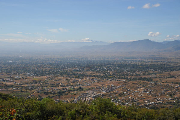 Вид на долину Оахака  с востока-1