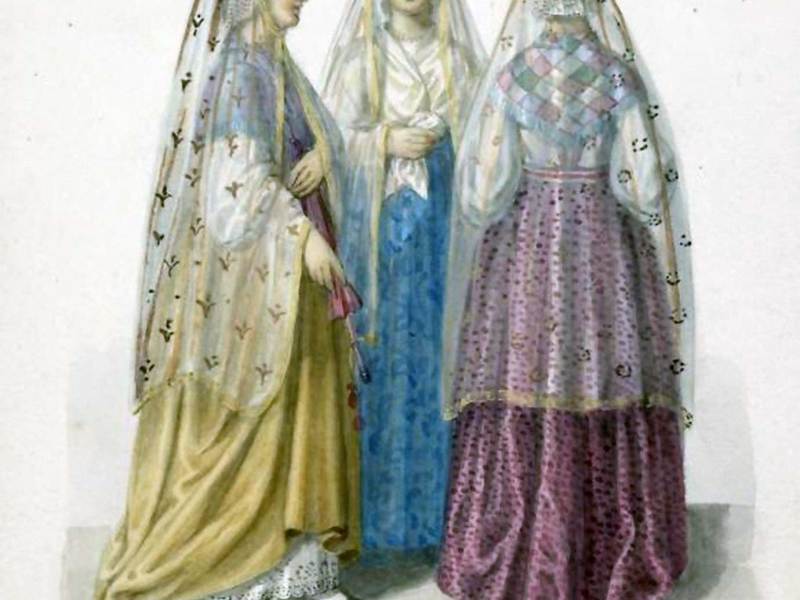 Народная одежда 19 века-46