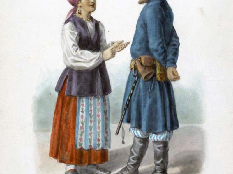 Народная одежда 19 века-47
