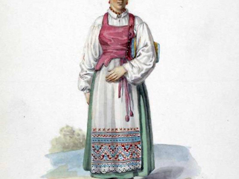 Народная одежда 19 века-55