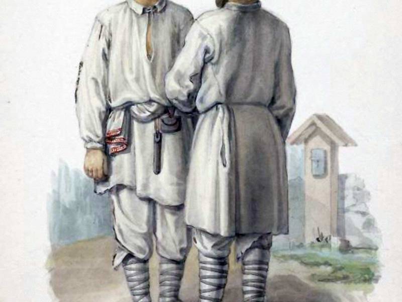 Народная одежда 19 века-56