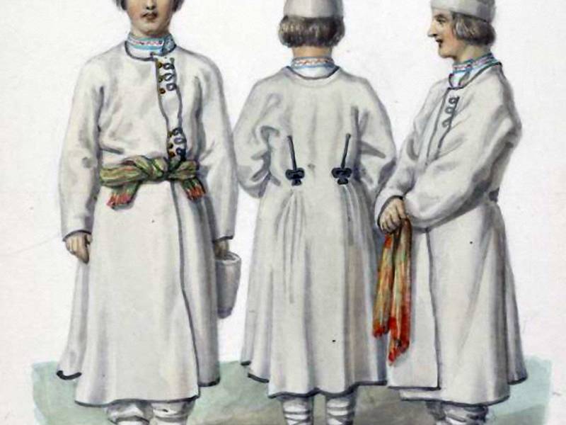 Народная одежда 19 века-57