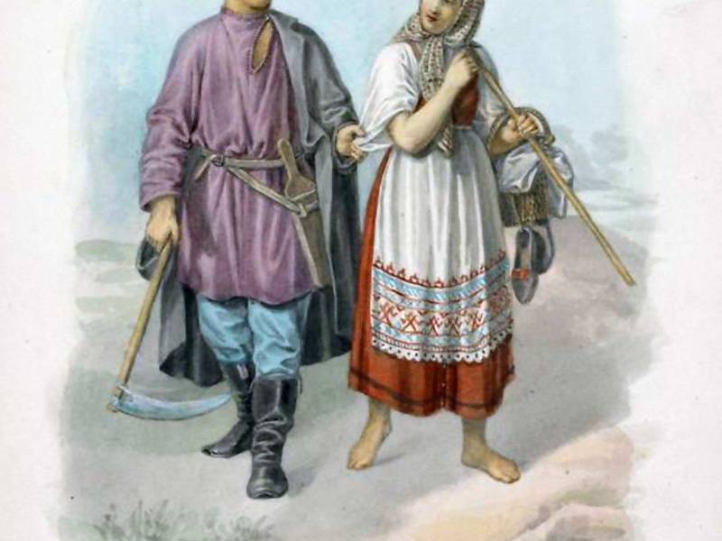 Народная одежда 19 века-60