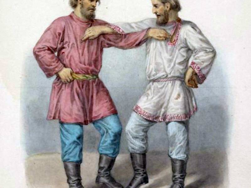 Народная одежда 19 века-68