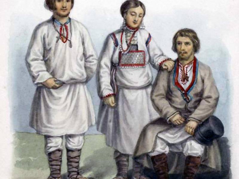 Народная одежда 19 века-70
