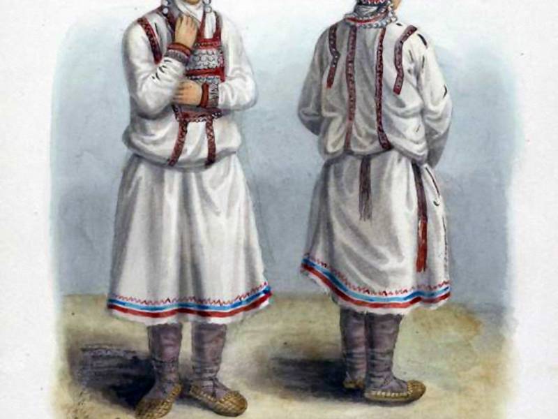 Народная одежда 19 века-71