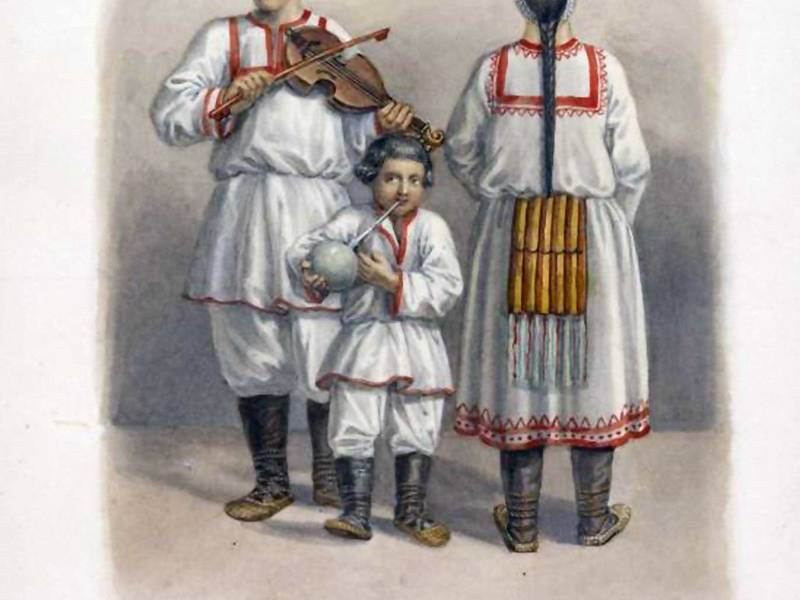 Народная одежда 19 века-72
