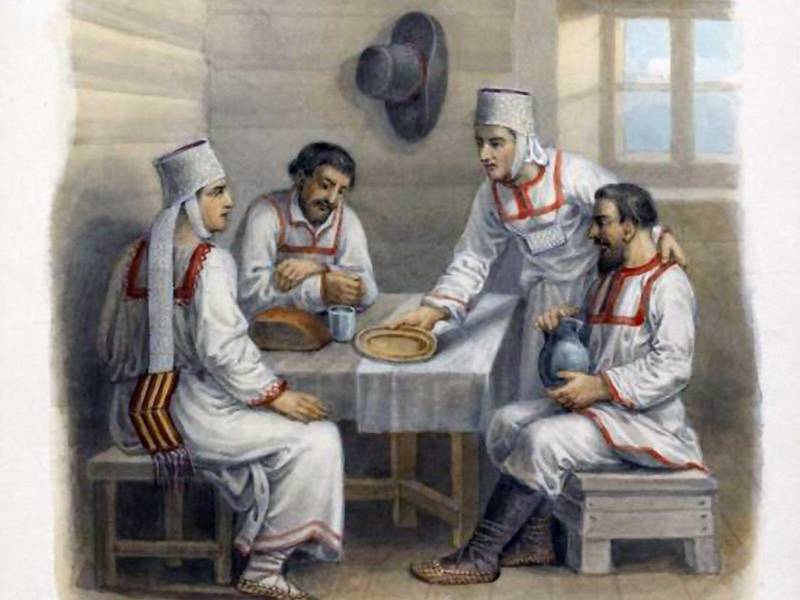Народная одежда 19 века-73