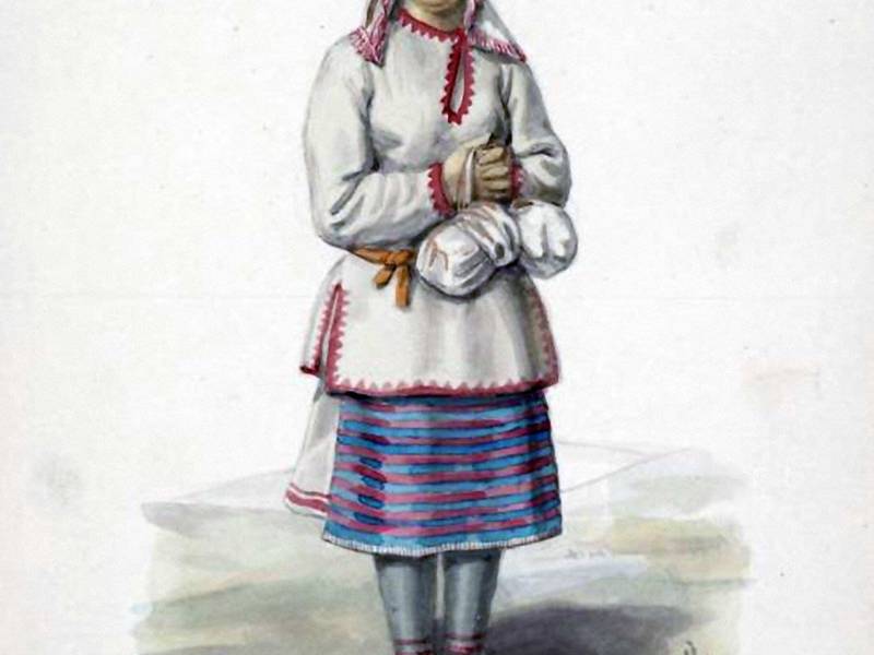 Народная одежда 19 века-83