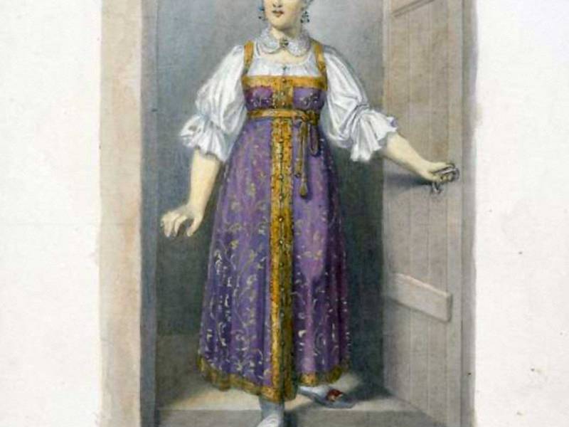 Народная одежда 19 века-85
