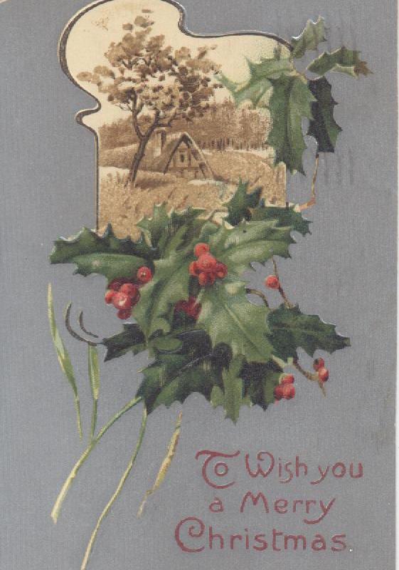 Старинные открытки к рождеству Продолжение-34