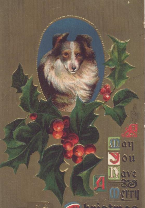 Старинные открытки к рождеству Продолжение-37