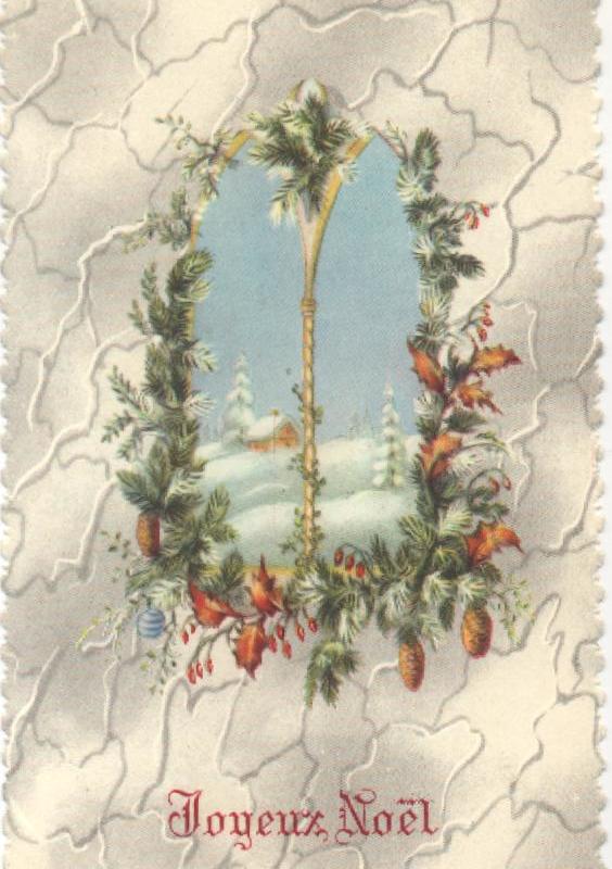 Старинные открытки к рождеству Продолжение-48
