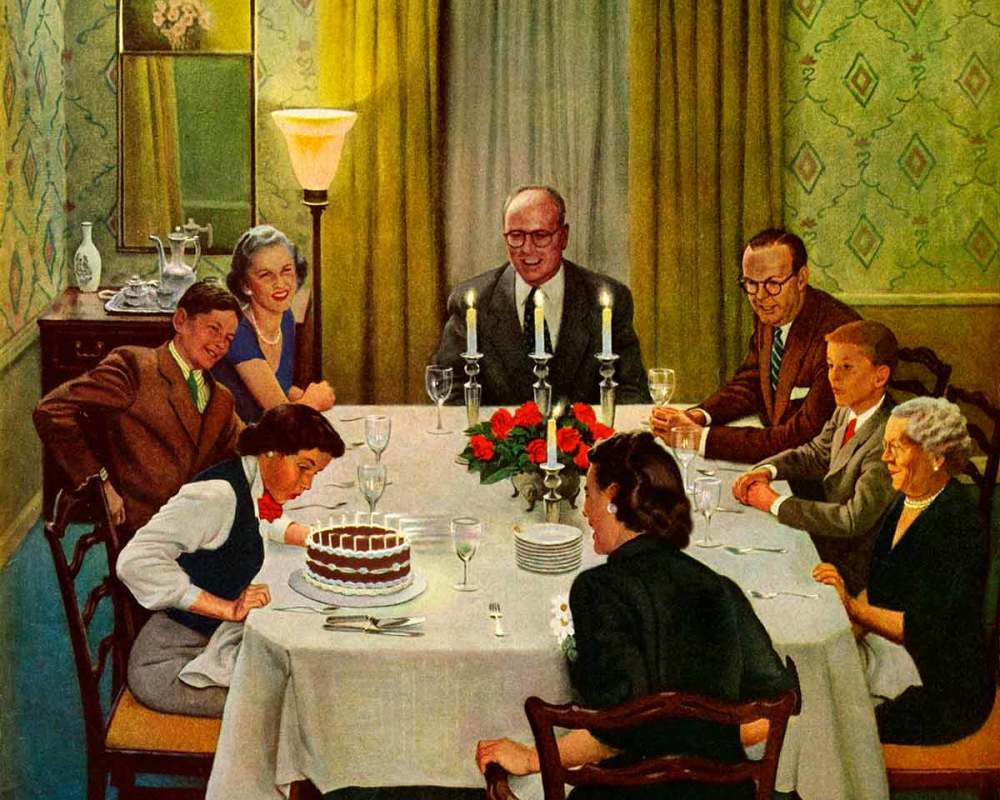 family-birthday-party-the-saturday-evening-post-cover-march-15-1952