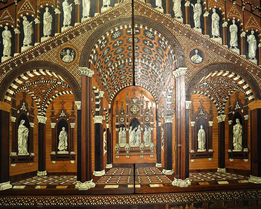 Византийская комната Кабинет в стиле неоготики-1