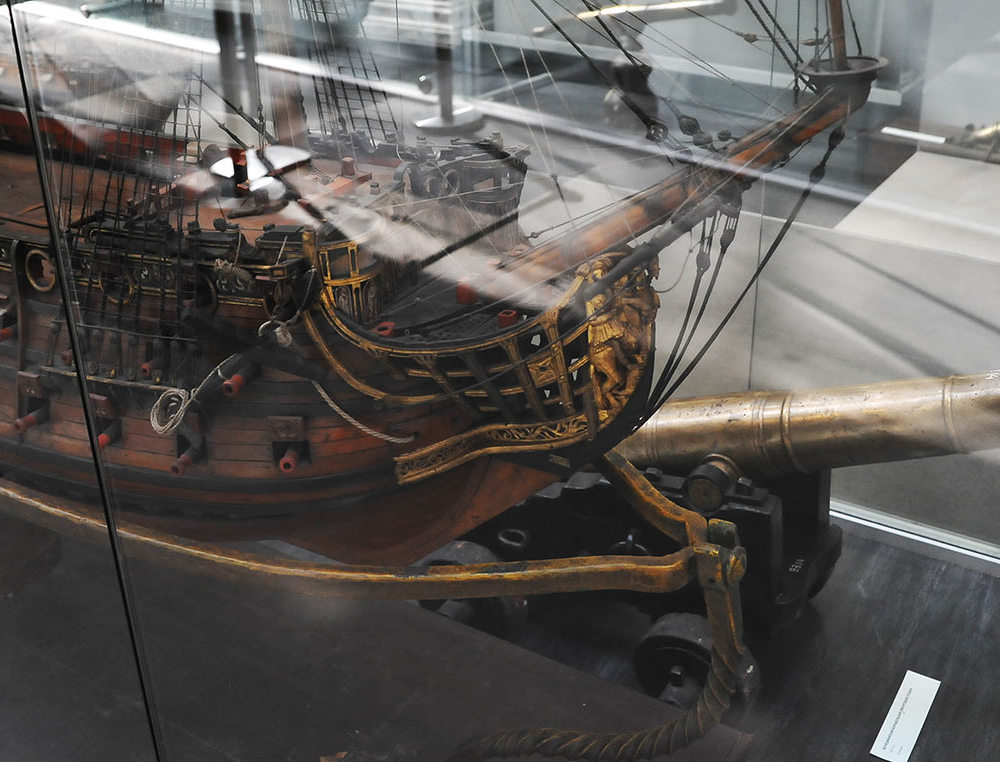 Модель военного  корабля 18 век -5