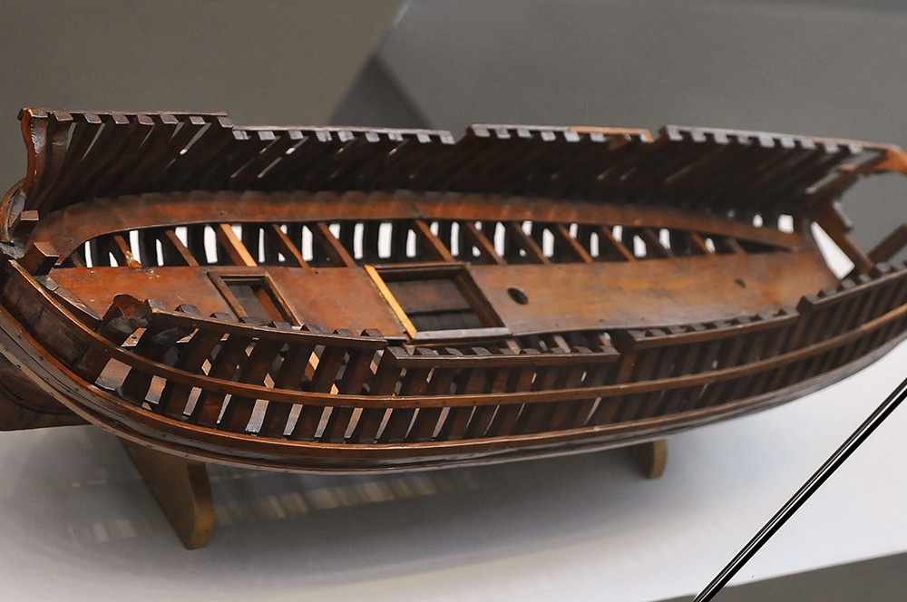 Модель корабельного набора. 18 века