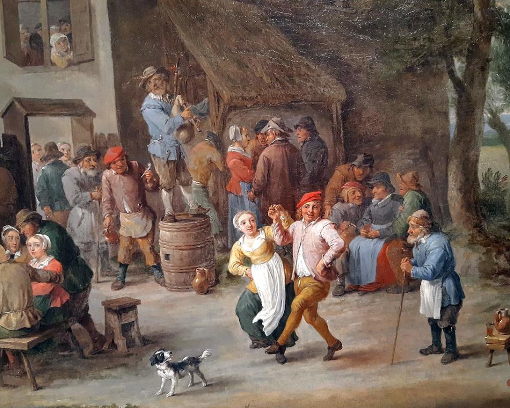 Девид Тенирс Младший. Антверпен 1610-Брюссель 1690. Крестьянская кермесса -2