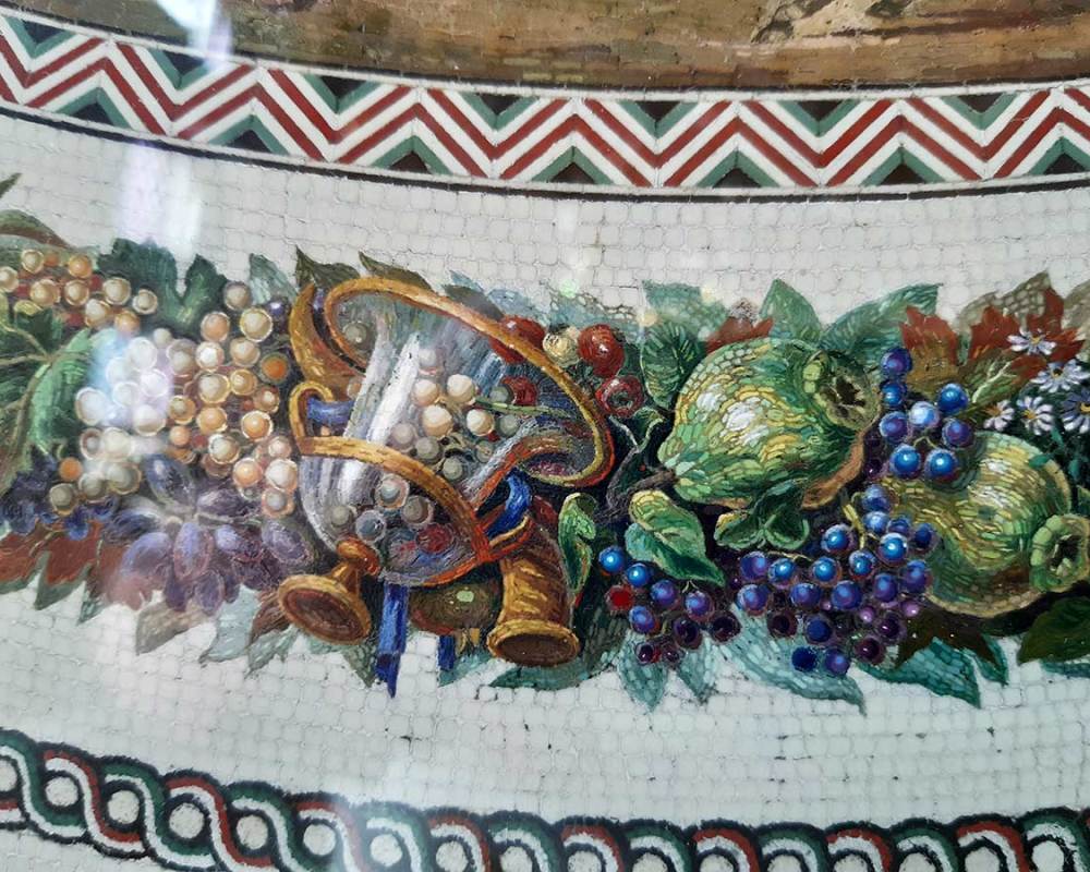 Мозаичный стол "Прекрасное небо Италии"-13