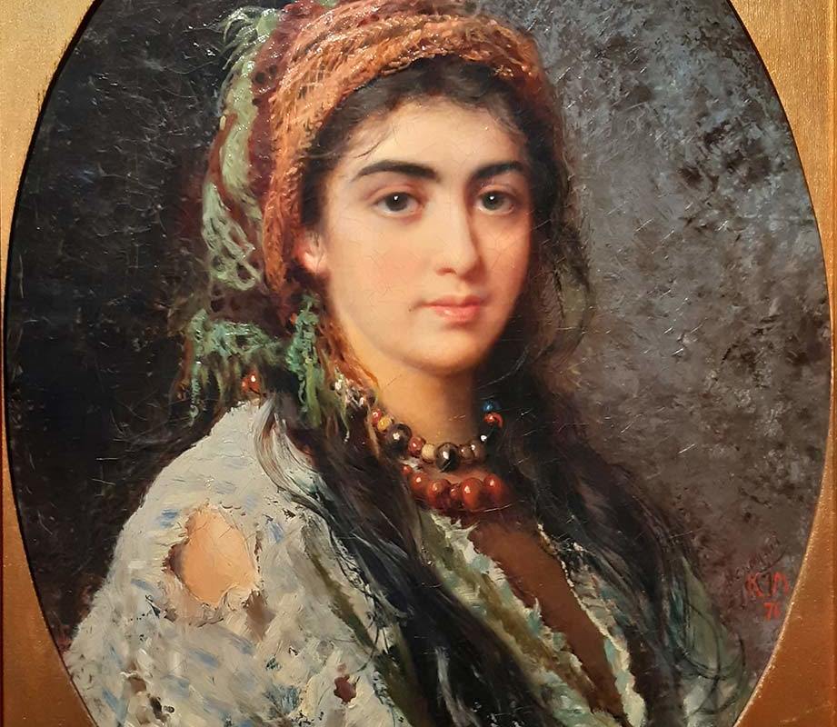 Маковский К.Е. Молодая женщина с ожерельем