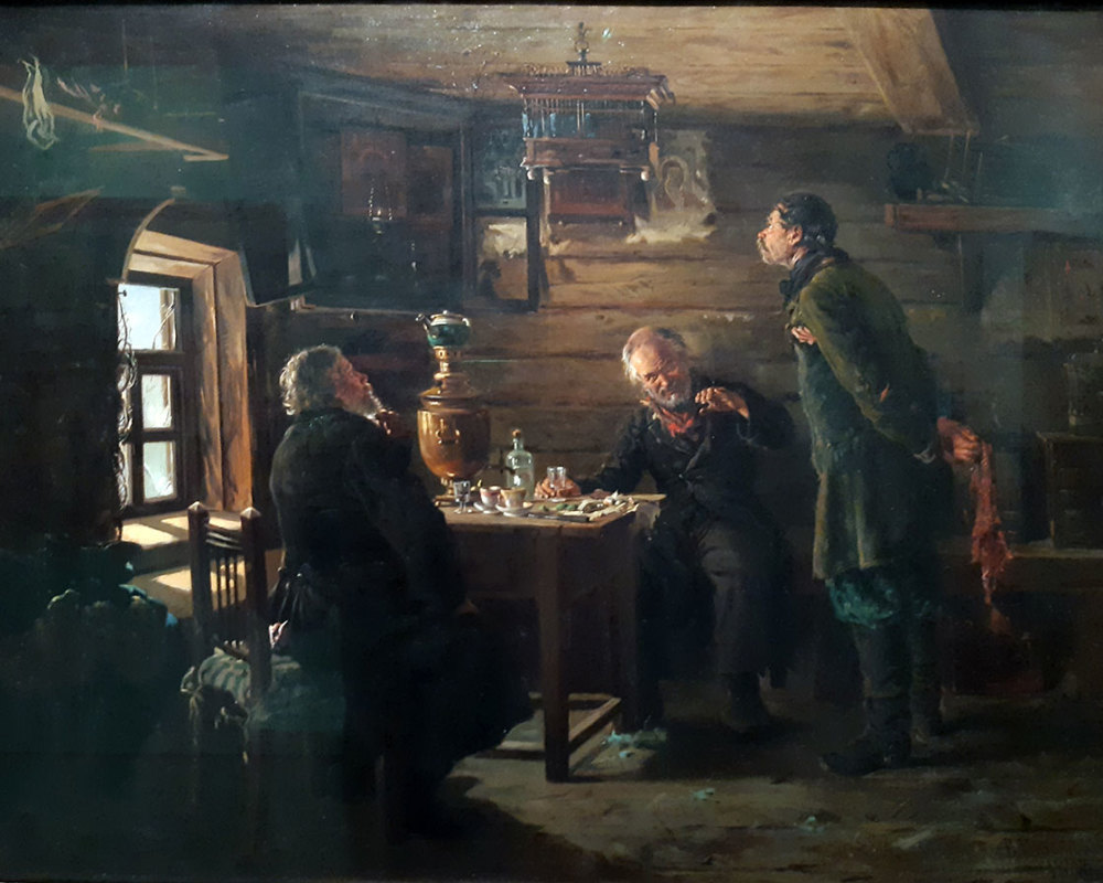 Маковский В.Е. Любители соловьев. 1873 г.