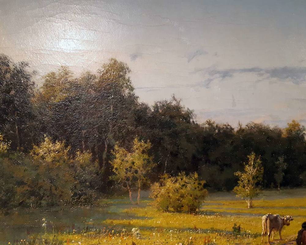 Киселев А.А. (1838-1911) Возвращение стада. Вечер-7