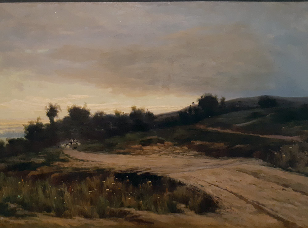Крыжицкий К.Я. (1858-1911) Сумерки (дорога)