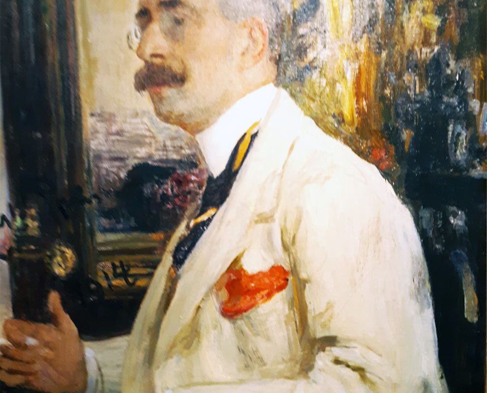 Репин И.Е. (1844-1930) Портрет Николая Дмитриевича Ермакова.