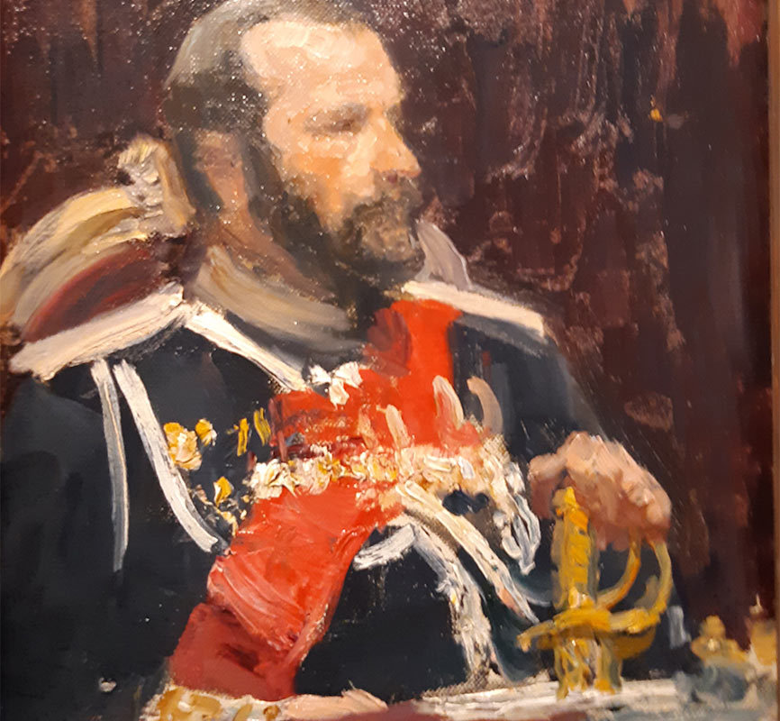 Репин И.Е. (1844-1930) Портрет генерала А.Н.Куропаткина.