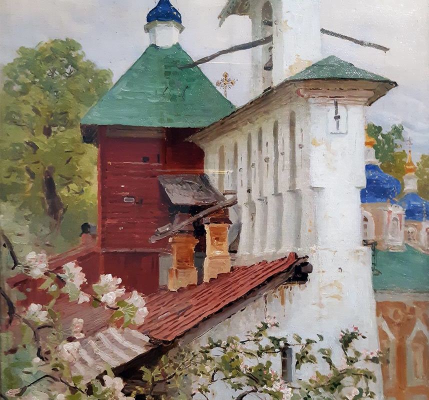Лансере Е.Е. (1875-1946) Большая звонница Печорского монастыря.