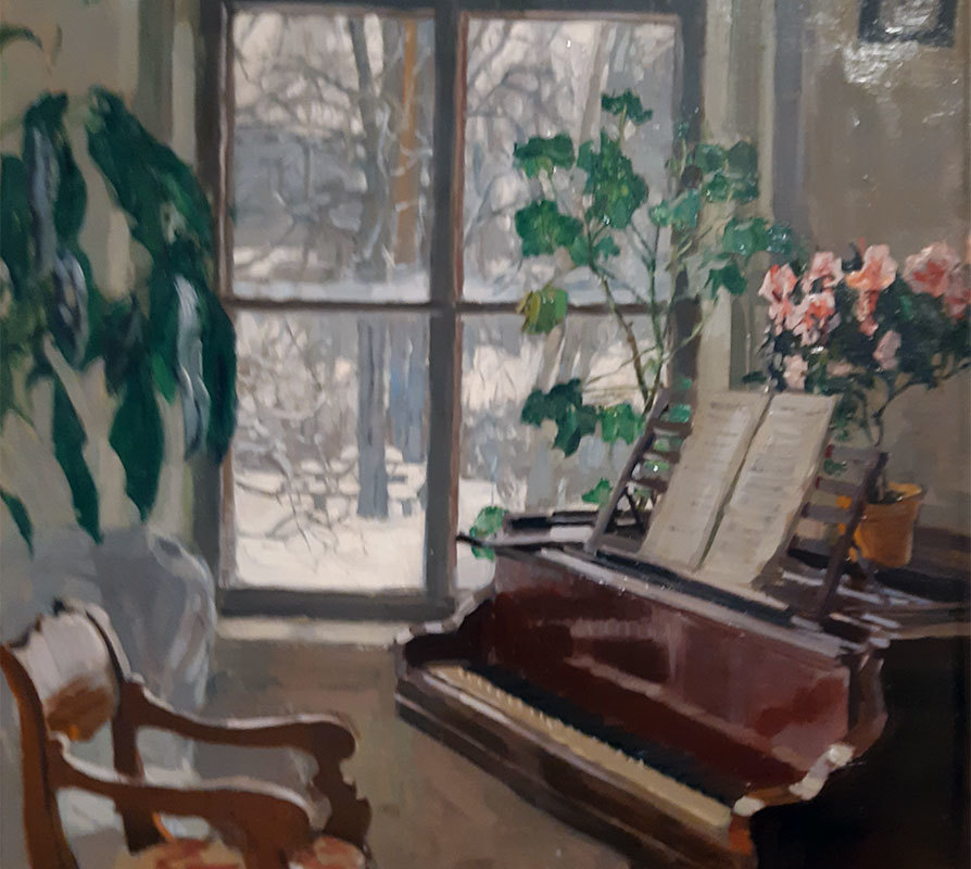 Жуковский С.Ю. (1873-1944) Интерьер.