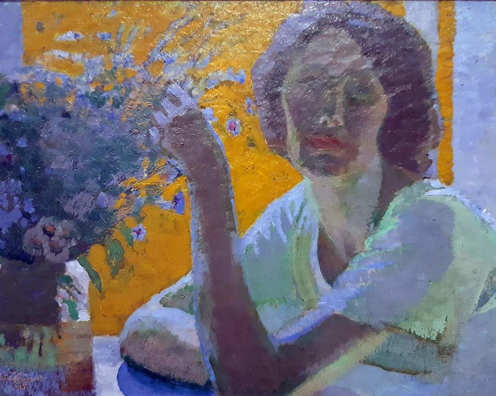 Чехонин С.В. (1878-1936) Портрет жены художника.