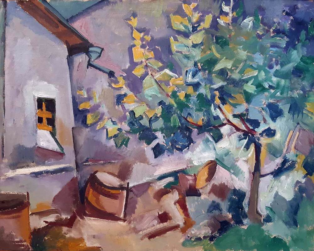 Куприн А.В. (1880-1960) В саду. Этюд.