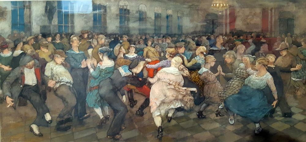  Вахрамеев А.Н. (1874-1926) Танцы в морском училище