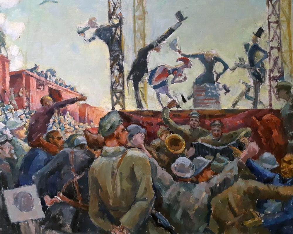 Осьмеркин А.В. (1892-1953) Агитбригада