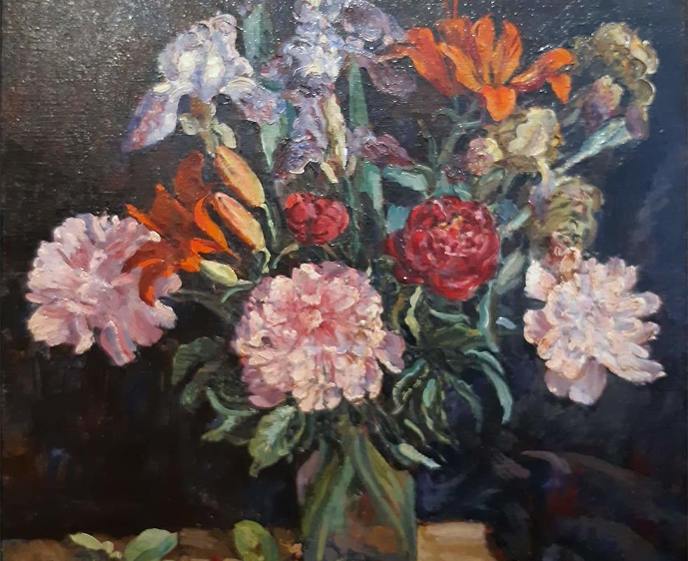 Машков И.И. (1881-1944) Цветы. Пионы, ирисы, лилии.