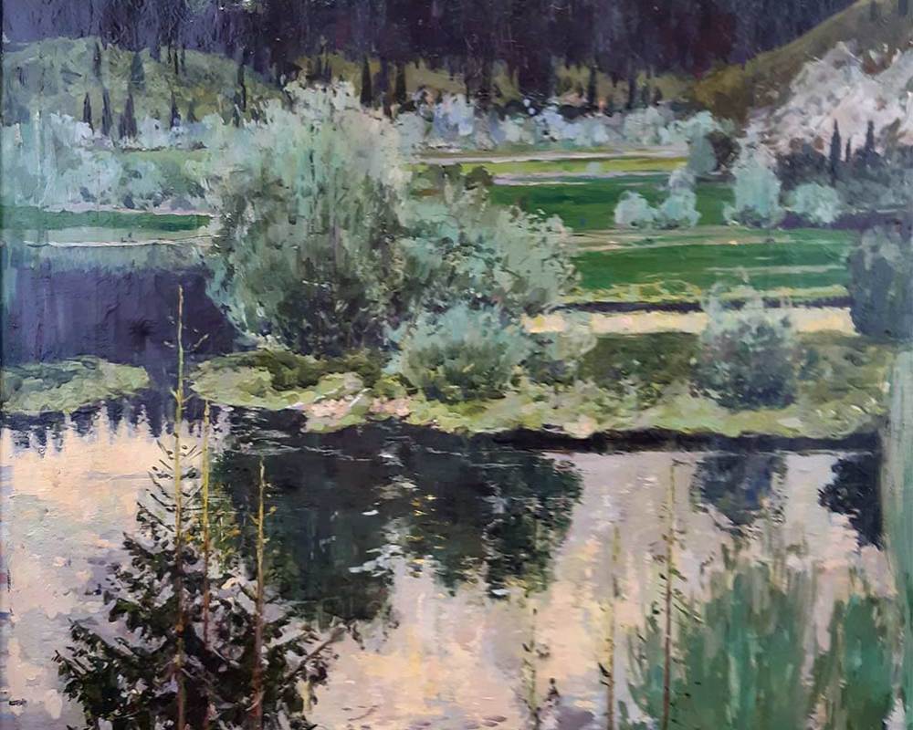 33. Домашников Б.Ф. (1924-2003) Река Сим.