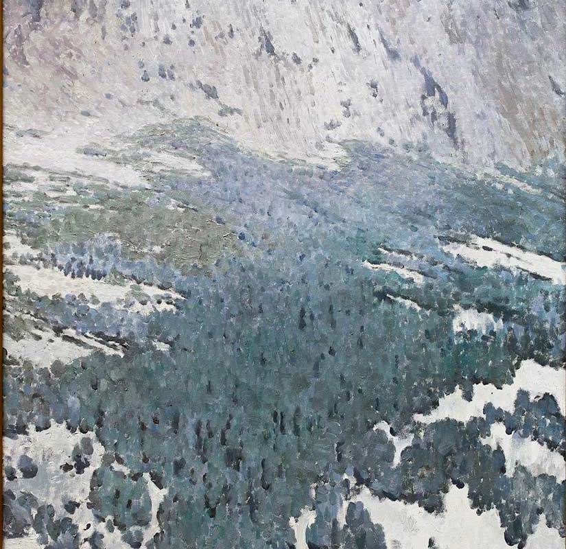 Бакст Л.С. (1866-1924) Оливковая роща в горах.
