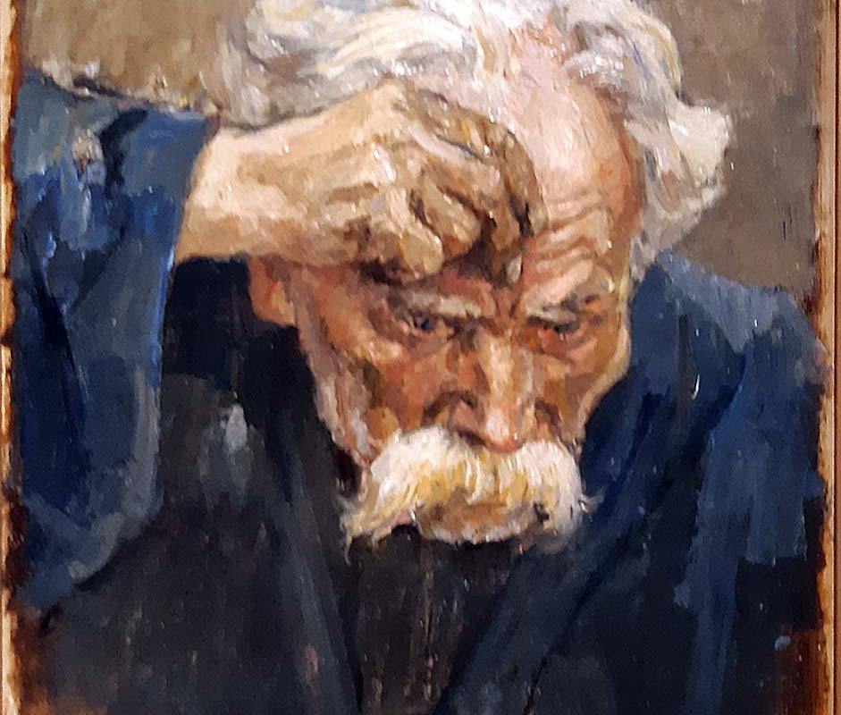 В.И.Суриков Голова крестящегося солдата.