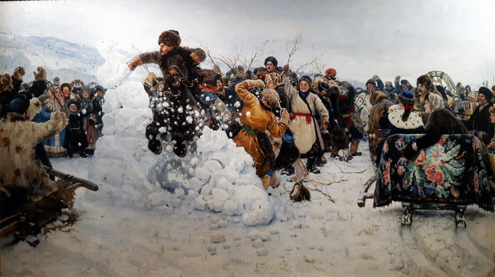 В.И.Суриков Взятие снежного городка. 1891 -1